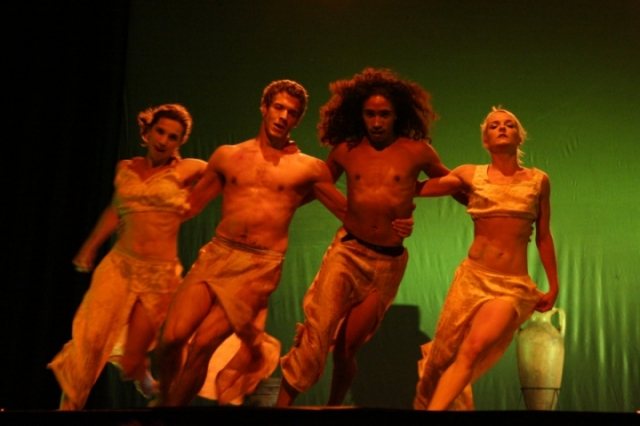 Compañía de Elia Lozano y Teatro Imaginario. 4 ríos, 4 culturas. Foto de Juan Álvarez